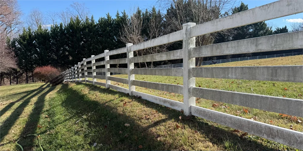 Fence Washing before